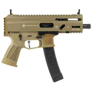 Grand Power Stribog SP9A3S Pistol – FDE | 9mm | 5″ Threaded Barrel | 30rd