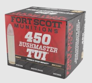 Fort Scott Munitions 450 Bushmaster Rifle Ammo – 250gr | 20rd Box