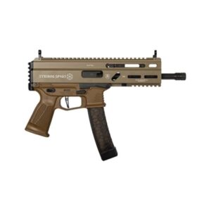 Grand Power Stribog SP9A3 Pistol – FDE | 9mm | 8″ Threaded Barrel | 30rd