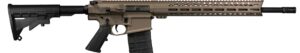 Live Free Armory LF308 Billet AR-10 Battle Rifle – FDE | .308Win / 7.62NATO | 18″ Barrel | 15″ LFA Free Float M-LOK Rail | Classic M4-Style Stock