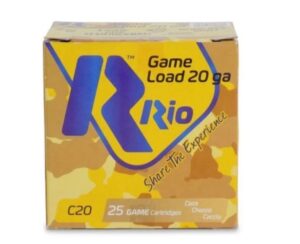 Rio Royal Buck 9P 20ga Buckshot 2.75 inch Shotgun Shells – 1Buck | 1345 fps | 25rd Box