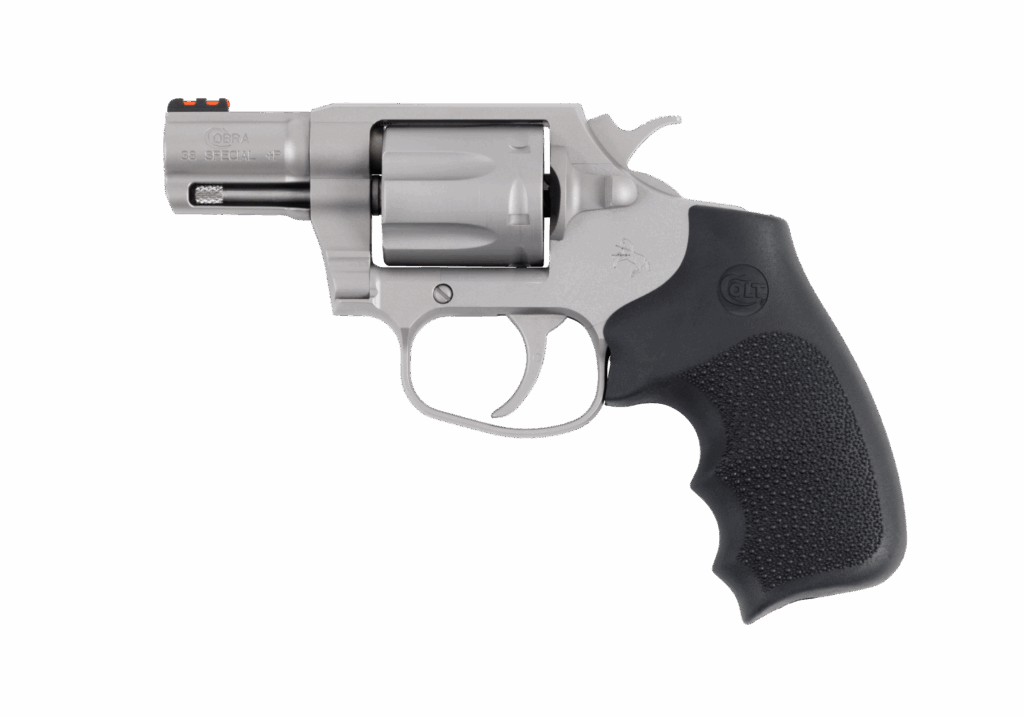 COLT COBRA REVOLVER 38 SPL+P 2" STAINLESS 6RD HOGUE