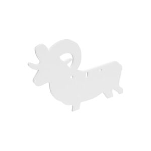 Birchwood Casey AR500 3/8″ Silhouette Plate Target 3-Hole Ram