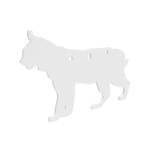 Birchwood Casey AR500 3/8″ Steel 1 Hole Animal Silhouette Target – Bobcat 1/ct