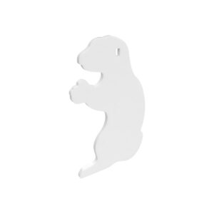 Birchwood Casey AR500 3/8″ Steel 1 Hole Animal Silhouette Target – Gopher 1/ct