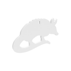 Birchwood Casey AR500 3/8″ Steel 1 Hole Animal Silhouette Target – Armadillo 1/ct