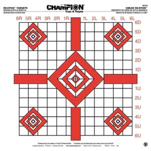 Champion ReStick Targets Redfield-Style Precision Sight-In 16″ X 15.75″ 25/page