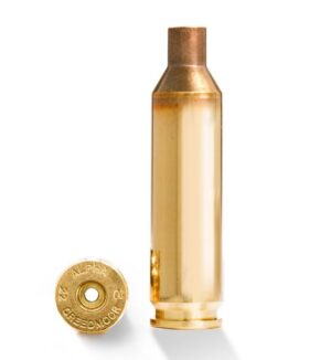 Alpha Munitions Ultra Premium Unprimed Brass Cartridge Cases .22 Creedmoor – Small Rifle Primer 100/Box