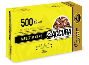 Accura Premium Powerbond Bullets 9mm .356″ 147 gr HP 500/ct