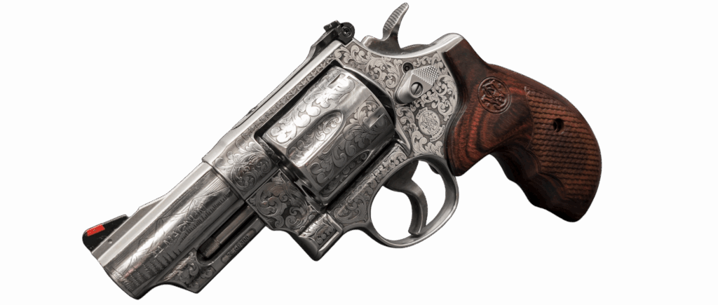 SMITH & WESSON 629 DELUXE STS ENGRAVED ALASKAN GRIZZLY 44MAG 3" 6RD DA/SA