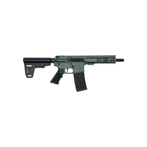 GLFA 223 Wylde Braced Pistol .223 Wylde 30rd Magazine 7.5″ Nitride Barrel Charcoal Green Finish