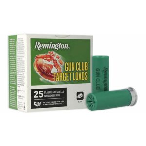 Remington Gun Club Target Load 12 ga 2 3/4″ 2 3/4 dr 1 1/8 oz #9 1145 fps – 25/ct
