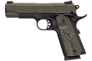 Taurus PT1911 Commander Cerakote Mill Spec Green .45 ACP 8rd Magazine 4.25″ Barrel  VZ Grip