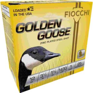 Fiocchi Golden Goose Shotshells 12ga 3 1/2″ 1-5/8oz  1430fps #1 25/ct