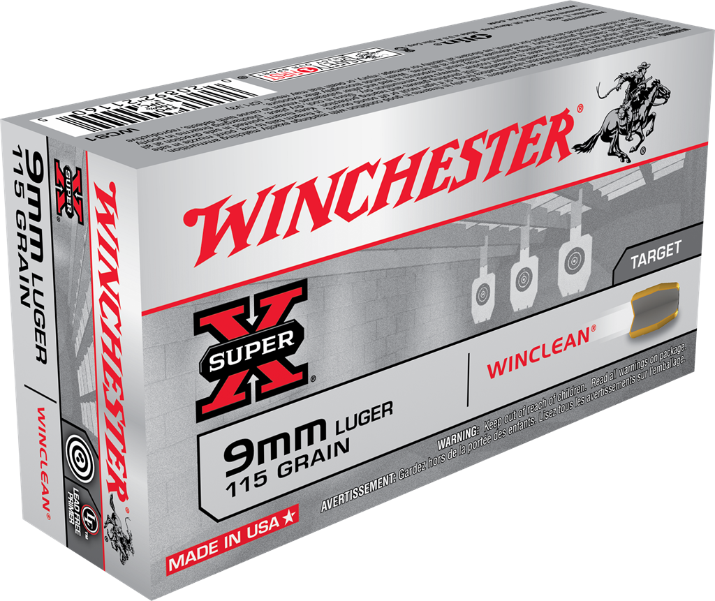9MM 115GR WINCLEAN 50RDS