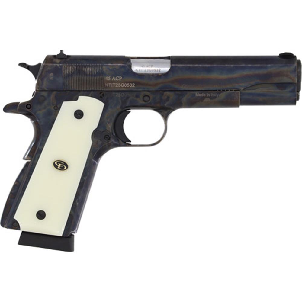 Chiappa 1911 Field Handgun .45 ACP 8rd Magazine 5" Barrel Case Colored with Ivory Grips