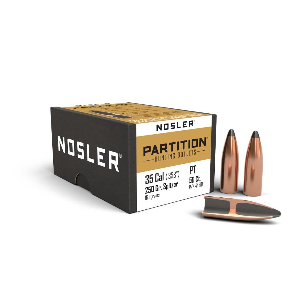 Nosler Partition Rifle Bullets .35 cal .358" 250 gr SPT 50/ct