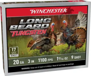 WINCHESTER 20 GA 3″ #9 LONG BEARD TS17 1-9/16 OZ 5RD/BX 10BX/CS