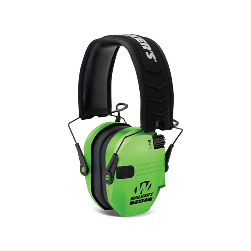RAZOR SLIM ELECTRONIC MUFF - HI-VIZ GREEN, NRR 23
