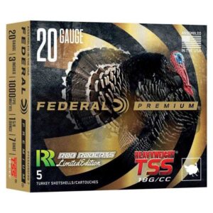 Federal Heavyweight TSS Rob Roberts Special Edition Shotshell 20ga 3″ 1-5/8oz 1000 fps #7 5/ct