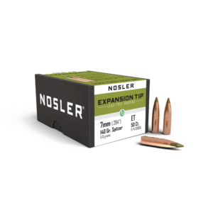 Nosler E-Tip Lead-Free Hunting Rifle Bullets 7mm .284″ 140 gr SPTZ E-TIP 50/ct