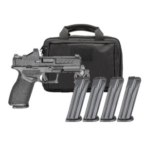 Springfield Gear Pac Echelon 4.0 FC Low Capacity Handgun 9mm Luger 10rd Magazines(4) 4″ Barrel U-Dot Fixed & Green Dot Optic & Bag