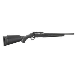 Ruger American Rimfire Rifle .22 LR 10rd Magazine(1) 16.1″ Threaded Barrel Black Synthetic Stock