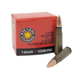 Century Arms Red Army Standard rifle Ammunition 7.62×39 122gr FMJ 20/ct