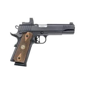 Chiappa 1911 Superior MRS Red Dot Handgun .45 ACP 5″ Barrel Blued Frame Walnut Grips ZT Red Dot