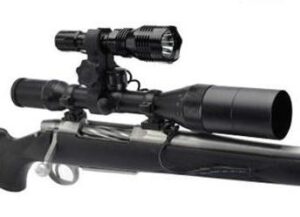 Cyclops Varmint Light Kit – Gun Mounted Red/Green LED / 250 Lumen / Rechargeable