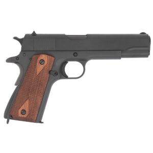 Tisas 1911A1 Army Handgun .45 Auto 7rd Magazines(2) 5″ Barrel Walnut Grips Manganese Phosphate Finish