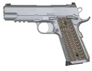 DAN WESSON SPECIALIST COMMANDER 45ACP PISTOL 4.25″ STS TRITIUM SIGHTS AMBI G10 8RD