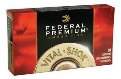 Federal 300 Win Mag Ammunition Vital-Shok P300WTC1 180 Grain Trophy Copper 20 Rounds
