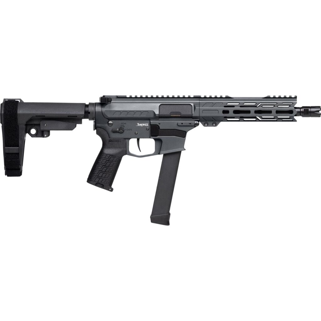 CMMG Banshee Fixed Ejector MkGs Pistol 9mm Luger 33rd Magazine 8'' Barrel Tungsten w/Brace