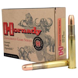 Hornady Dangerous Game Series Rifle Ammunition .470 NE 500 gr DGS 2150 fps – 20/box