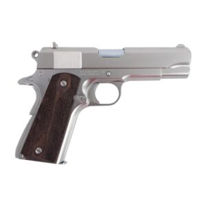 Tisas 1911 Tank Commander Handgun 9mm Luger 9rd Magazines (2) 4.25″ Barrel Nickel