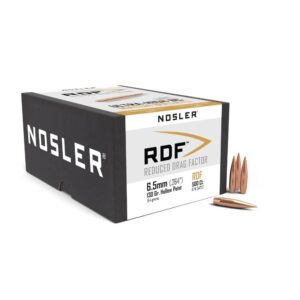 Nosler RDF Match Rifle Bullets 6.5mm .264″ 130gr HPBT 500/ct