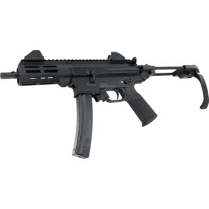 SDS Imports Mac IX Handgun 9mm Luger 30rd Magazines (2) 6.5″ 1/2×28 Threaded Barrel Black with J-Brace