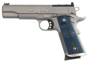 COLT 1911 GOLD CUP TROPHY 45ACP STS BLUE GRIPS OPTICS READY 5″ 8+1