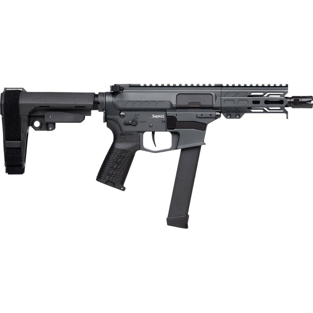CMMG Banshee Fixed Ejector MkGs Pistol 9mm Luger 33rd Magazine 5'' Barrel Tungsten w/Brace