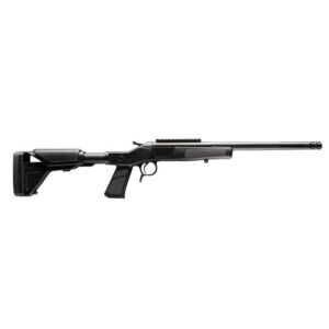 CVA Scout XP-SB Rifle 6mm ARC Single Shot 16.5″ Threaded Fluted Stainless Steel Barrel w/Graphite Black Stock