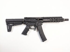 Wraithworks WARSCORP9 Side-Charging AR Pistol – Black | 9mm | 8.5″ Barrel | 7″ M-LOK Rail | Magpul BSL Arm Brace | Accepts Scorpion Mags