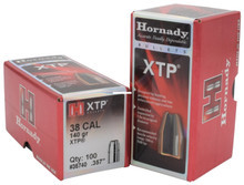 0953-0494__92279.1559675625__02751__74235.1672934518.1280.1280.jpg Hornady 38 Cal (.357 Dia) Reloading Bullets H35740 140 Grain XTP Hollow Point 100 Pieces
