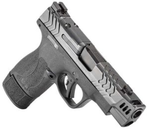 1093556-14323190.jpg SMITH & WESSON PC M&P9 SHIELD PLUS CARRY COMP 4" O.R. 9MM NTS BLK/GRY 1-10RD,13RD,15RD MAG