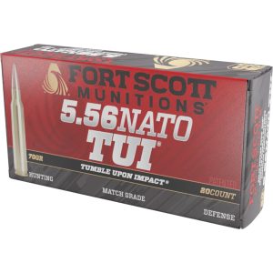 1102323_1.jpg Fort Scott Munitions Rifle Ammo 5.56 70 gr. FSM TUI Copper NATO 20 rd.