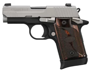 1102803-14326971.webp SIG SAUER P938 TWO TONE 9MM STS/BLK WALNUT GRIP 3" N.S. 1-6RD 1-7RD MAG