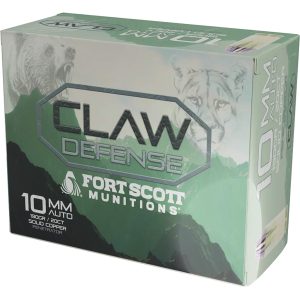 1102872_1.jpg Fort Scott Munitions Claw Defense Handgun Ammo 10mm 190 gr. 20 rd.
