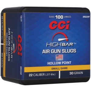 1103297_1.jpg CCI Highbar Airgun Slugs 22 Cal. 30 gr. HP 100rd.