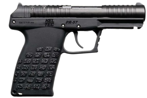 1120600-14336374.jpg KELTEC PR57 5.7X28 PISTOL 4.64"BBL OPTIC READY, BLACK, 20+1, 2-STRIPPER CLIPS