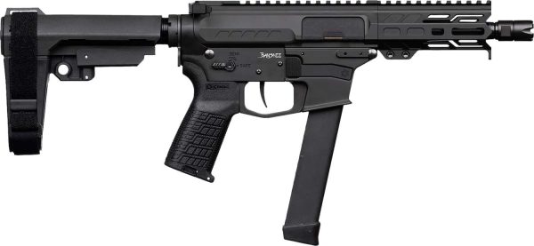 1122987-14338940.jpg CMMG PISTOL BANSHEE FIXED EJECTOR MKGS 9MM 5" ARMOR BLACK